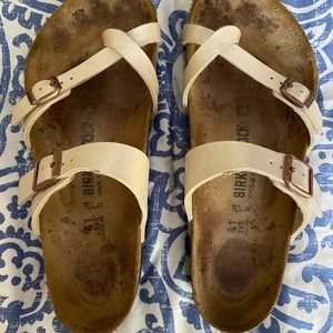 Birkenstocks Leather double strap size 41